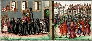 Bischofseinsetzung und -tod